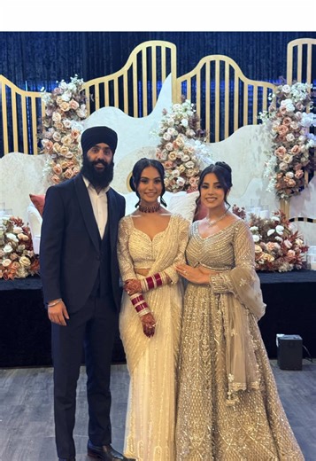 Punjabi Wedding Reception Moments with Jija Ji