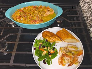 I tried Ina Garten's simple baked shrimp scampi. The dish came together in just a few steps, but tasted gourmet.