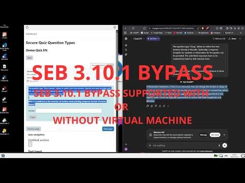 SEB 3.10.1 BYPASS | SAFE EXAM BROWSER BYPASS | SEB CRACK | SAFE EXAM BROWSER CRACK