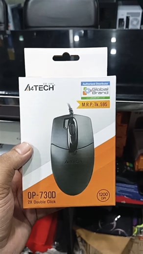 Mouse A4 Tech Op-730d 2X Click. #shorts #mouse #a4tech