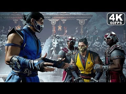 Sub Zero Reveals Truth About Their Father To Scorpion Scene - Mortal Kombat 1