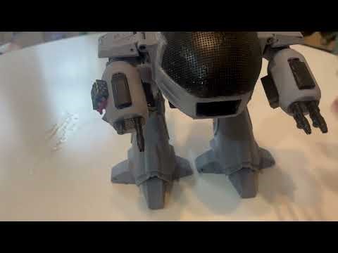 ED-209 3D Print (PLA vs Resin) – Parts Review & Lessons Learned (Part 2)
