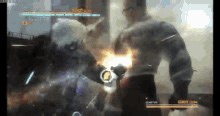 Raiden Metal Gear Punching GIF - Raiden Metal Gear Punching Armstrong Metal Gear - Descobrir e Compartilhar GIFs