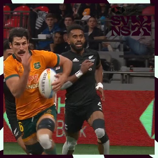 "He came through like a Ferrari" 🏎️💨 #HSBCSVNS | #HSBCSVNSVAN | AU 7s | World Rugby Sevens