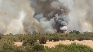 UPDATE: Wildfire spreads near Levee Road and 4E