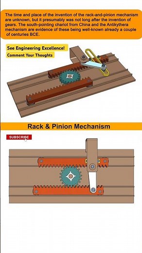Revolutionary Rack and Pinion Mechanism: Engineering Excellence #mechanism #3ddesign #engineering