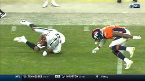 Zay Jones drops to his knees to secure 37-yard grab on the sideline