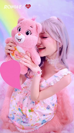 The @ROMWE X Care Bears collection has enough rainbow flair for you and your bestie 👯‍♀️🌈 Available now at us.romwe.com ✨💗 #carebears #carebear #romwe #fashion #fashiontiktok #clothes #colorfulclothes #carebearclothes