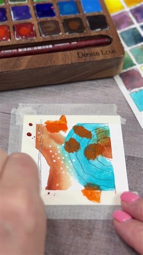 Loosen Up with This Mini Abstract Painting Demo