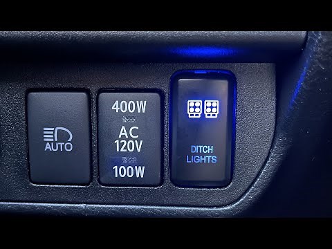 OEM SWITCH INSTALL FOR BAJA DESIGN DITCH LIGHTS! 2020 TACOMA TRD OFF-ROAD