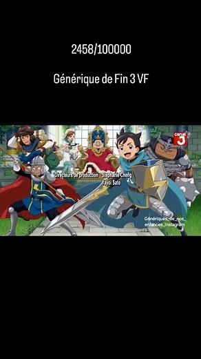 Le Boss des Génériques on Instagram: "2458/100000 Inazuma eleven Générique de Fin 3 VF (2018) #enfance #animation #souvenir #generique #generiqueoublie #cartoonnetwork #inazuma #inazumaeleven #dessinanimé #nostalgie"