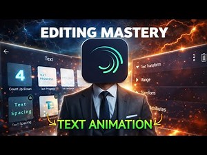 Master Text Animation in Alight Motion | Step by Step (Beginner to Pro)
