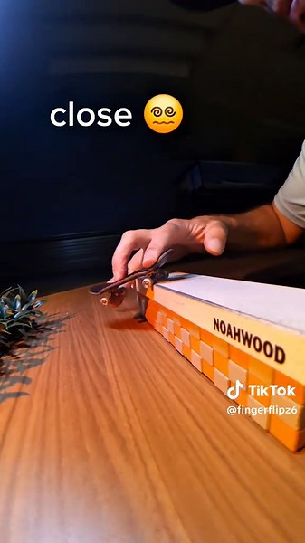 Learn switch flip back smith sw tre out on a fingerboard with me ... this trick was a battle 😂 #fingerboard #fingerboarding #fingerboardclips #techdeck