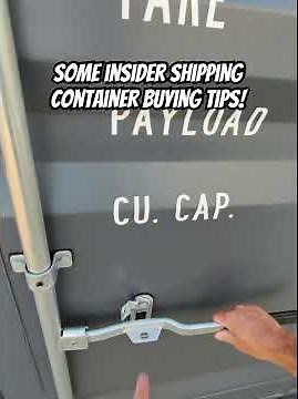 Shipping Container Prices, Conditions and Some INSIDER Buying Tips #shippingcontainer