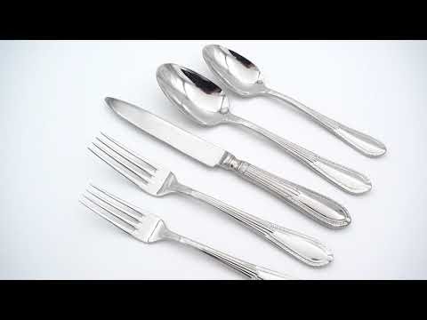 Minimal Stainless Steel Flatware Sets