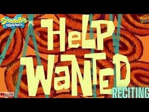 SpongeBob SquarePants: Help Wanted Reciting (Remastered)