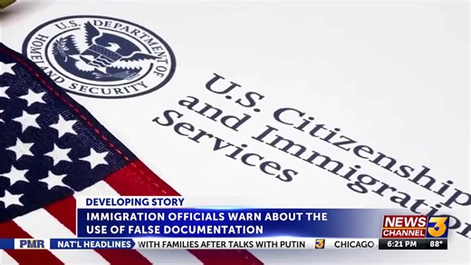 Immigration officials warn about the use of false documentation