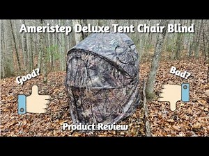 AMERISTEP Deluxe Tent Chair Ground Blind - InDepth Review