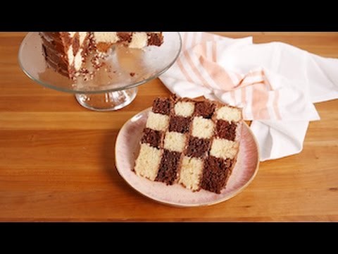 Checkerboard Cake | Delish
