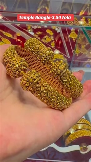 36 reactions | #gold #temple #bangles ❤️❤️ 22ct⭐️Gold-3.50 Tola pairs Maitidevi Kathmandu | Shubhakamana Jewellery | Facebook