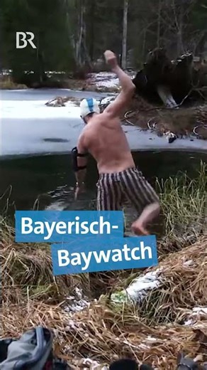 🤽‍♀️ Und ab ins eiskalte Wasser! | BR | #shorts