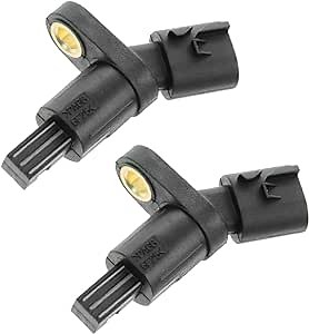 TRQ Rear ABS Wheel Speed Sensor Set Compatible with 2000-2006 Audi TT 1998-2010 Volkswagen Beetle 1999-2006 Golf 1999-2005 Jetta