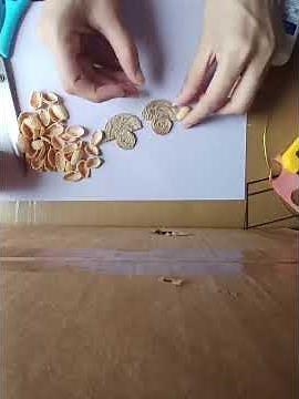 DIY Paper, Jute & Pista Shell Earrings | Kozy Creations ♀♃ – Handmade Jewelry Tutorial.