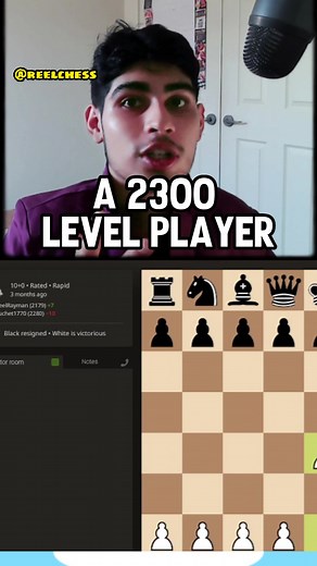 How I Beat A Master In 6 Moves In Chess #chess #reelchess #gothamchess