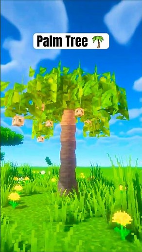 Minecraft Palm Tree Build!