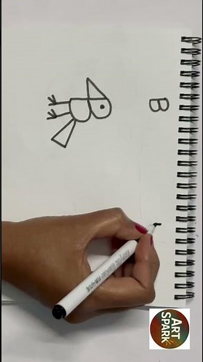 HOW TO DRAW WITH LETTER B || Easy Drawing Tutorial for Beginners