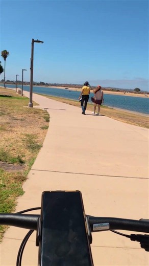 Scenic Fiesta Island Bike Ride | San Diego POV #shorts