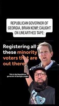 Brian Kemp CAUGHT On Unearthed Tape?! 😳 #BrianKemp #Georgia #Politics