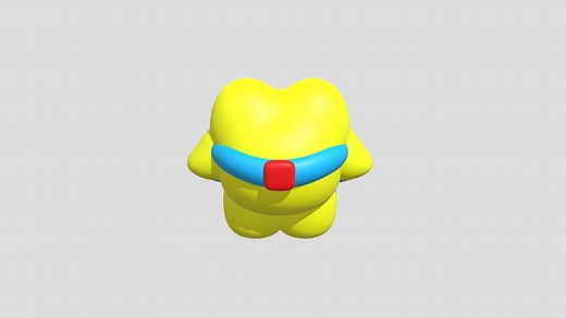 StarMan (Kirby) (3D Model) - Download Free 3D model by MlgxArt