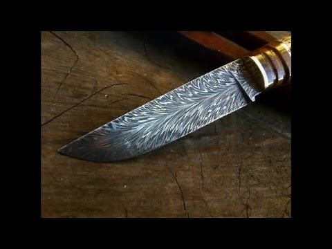Federdamast , Damastmesser Schmieden Anleitung