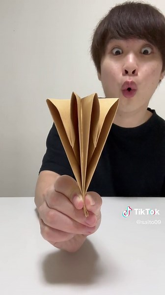 Creative Paper Folding Techniques Demonstrated at Night
