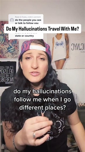 Do my Schizophrenia Hallucinations Travel With Me? My schizophrenia doesn’t stay at home when I leave the house — it comes with me. The voices, the visuals, the whispers — they travel too. 🧠✈️ Whether I’m on the subway, at a coffee shop, or walking down the street, they’re there. But here’s the thing: so am I. I’ve learned to live my life with them, not for them. 💪 Schizophrenia doesn’t get to decide where I go — I do. 💙 Q&A with Michelle Hammer the founder of Schizophrenic.NYC. The most awes