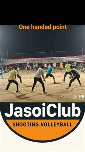 One Handed Point || #shorts #volleyball