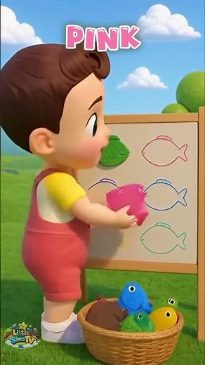 Learn Colors with Cute Fish Matching Game 🌈🐟 | Kids Learning Video