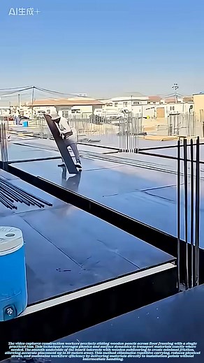 91K views · 62 reactions | Sliding Timber： How a Simple Toss Replaces Manual Labor on Site #fblifestyle | Bowen Davis | Facebook