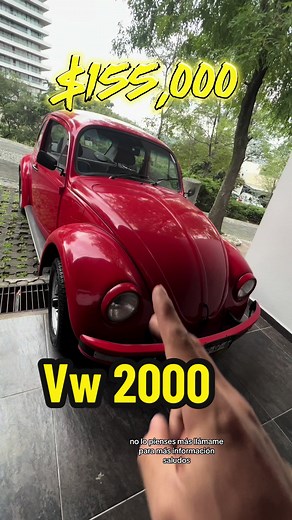 Volkswagen 2000 Rojo Clásico en Venta en México