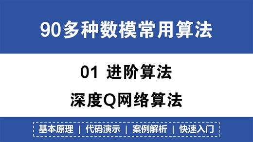 1回归模型-深度Q网络基本原理｜代码演示｜案例解析 | 快速入门