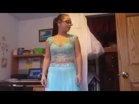 Prom Dress Hem Up - Tutorial Video. Shorten a dress