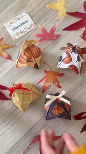 41K views · 1K reactions | How to make origami favour box #byrubbia #fypシ゚ #tutorial #origami #favours #favorbox #giftideas #gifts #giftbox #diy #artandcraft #autumn | Rubbia | Facebook