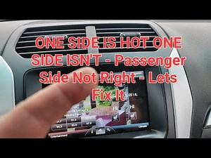 2015 Ford Explorer and Others ONE SIDE Hot ONE SIDE cold - Code 1082 set Let's Fix It