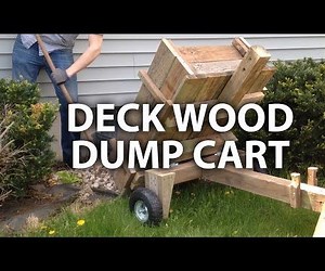 Deck Wood Dump Cart