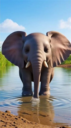 Funny elephant short video for kids