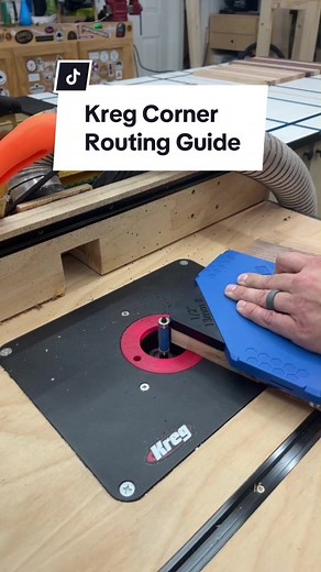 Make perfect corner profiles with any router using our Corner Routing Guide Set. You can create decorative corners in three simple steps. First, select and attach the profile you want. Next, adjust the edge stop posts to your material. Finally, rout and you'll get perfect results every time. The guide works with trim routers, handheld routers, and even router tables. 📷 by @LogsdonWoodworking