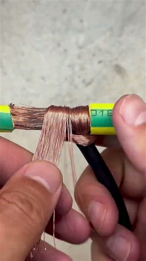 How To Make A Wire To Wire Joint | Easy Electrical Connection Trick #shorts #wireworks