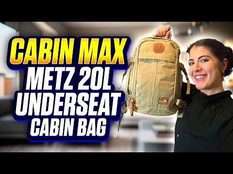 Cabin Max Metz 20L Backpack Review (PERFECT personal item for Ryanair)