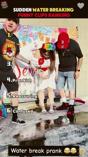 Sudden Water Breaking Funny Clips Ranking#Ranking #Top10 #Top5 #Compilation #Moments